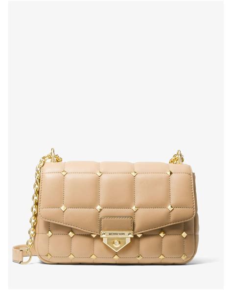 michael kors quilted bag|michael kors soho studded bag.